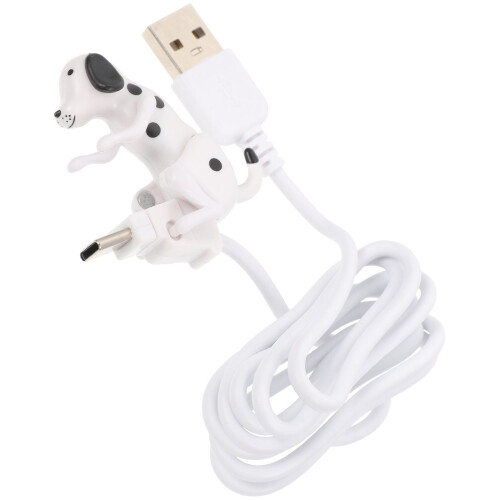 USB-Typ-C-Datenkabel mit Hunde-Design, Schnellladefunktion, 1 m