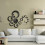3D Mirror Wall Clock Sticker Black Home Decor 5