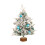 Viflosae Flocking Mini Christmas Tree Green 12 Inch 2