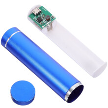Bärbar powerbank förvaring i plåt för resor