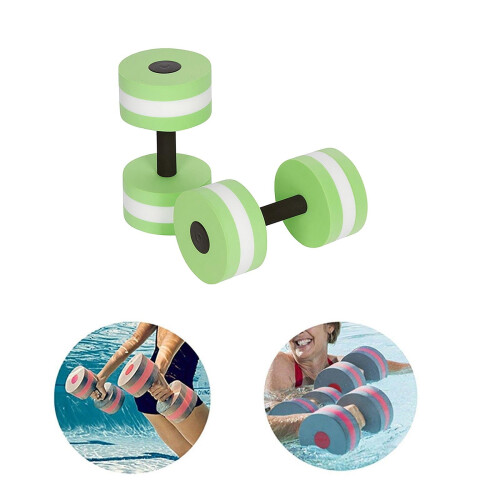 Wamans1Pair Aqua Fitness Μπάρες Αφρού, Αλτήρες με Βάρος Νερού για Άσκηση σε Πισίνα και 1