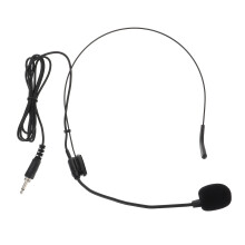 Vezetékes üzleti headset mikrofonnal és zajszűrővel, fekete színben