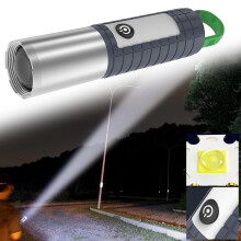 Oppladbar LED-lommelykt i aluminiumslegering, 1000 lumen