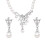Parure de bijoux de mariée en perles pour robe de mariée 1