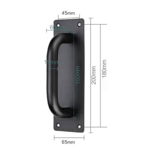 Stainless Steel Sliding Door Handle 1 Piece 2