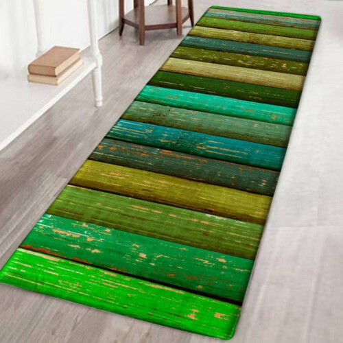 Halkfri badrumsmatta i flanell 35,5 x 113 cm