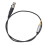 XLR - 3,5 mm TRS -kaapeli naaras-uros, musta 1