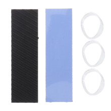Aletas metálicas diagonais de 2 mm para dissipador de calor de SSD.