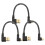 Micro USB-kabel 90 kort 3 st 1