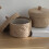 Storage Basket with Lid Woven Decorative 1 Piece 3