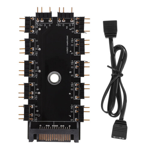 Controlador de Hub de Ventoinhas Eease ARGB (1 conjunto)