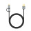 Pozlátený dátový kábel Type-C na Micro USB, 1 m 1