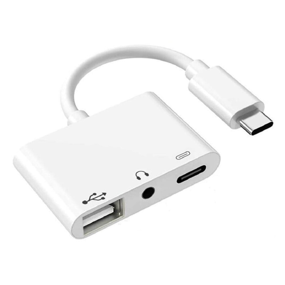 Type-C Headphone Adapter 3-In-1 For Laptop And Phone 393040442092