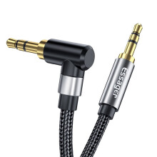 Audiokabel 3,5 mm mannelijk naar mannelijk, 2 stuks