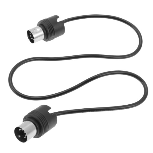 Cábla síneadh USB MIDI fireann go fireann 0.5m