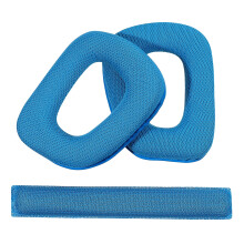 SOLUSTRE Ohrpolster für Logitech G930/G430 (blau, 1 Set)