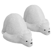 Toilet Bowl Bolt Caps White Resin 2 Pcs