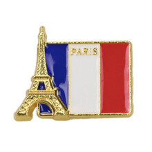 Pin de solapa con la bandera francesa (4 unidades)
