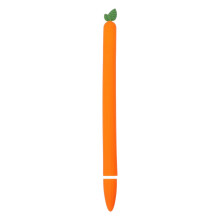 Funda de silicona con diseño de zanahoria para el lápiz óptico del Apple Pencil 2