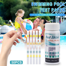 Floleo teststrips voor zwembaden en spa's, 7-in-1, 50 stuks