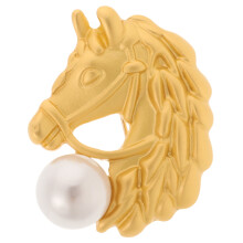 Broche de caballo para mujer, pin de solapa de animal, 1 pieza