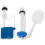 Toilet Water Valve Silent Fill Kit Plastic Adjustable 2 pcs 1