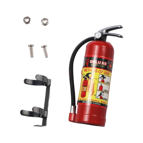 Mini house fire extinguisher model red alloy 1 piece