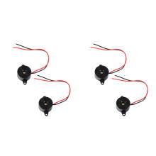 24V 85dB enclosed electronic buzzer alarm black 4 pcs