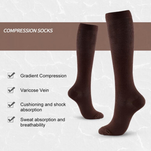 Copper Compression Socks 15-20 mmHg 3 Pairs 2
