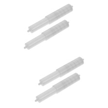 Toilet Paper Holder Roller White Plastic 4 pcs
