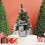 Mini Artificial Christmas Trees Gold Silver Red 20x5.5cm 7