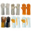 Leather Welding Gloves Heat Resistant Size L 8