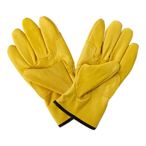 Men's Warm Leather Work Gloves Insulated Pair