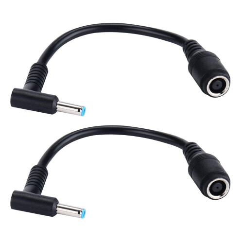 HP Ultrabook strømkabeladapter 7,4x5,0F til 4,5x3,0M bøyd