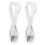 Cablu de încărcare Ease USB la DC de 2,5 mm, pachet de 2 1