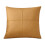 Coussin décoratif en polyester jaune 45 x 45 cm 2