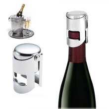 Bouchon de champagne en acier inoxydable pour vin mousseux