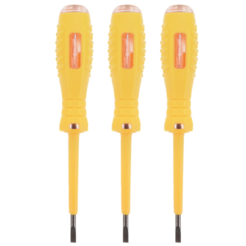Electric Test Pen Screwdriver Voltage Tester 3 Pcs 9107258547576