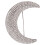 Broche Lua com Strass para Mulheres (1 peça) 1