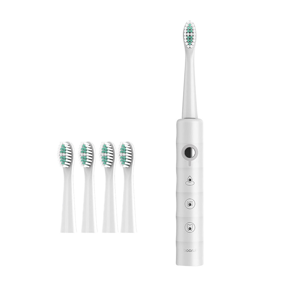 Electric Toothbrush for Adults USB Rechargeable with 4