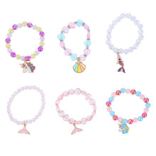 6er-Set Armbänder für Mädchen, Kleinkinderarmbänder, europäische und amerikanische Kinderarmbänder