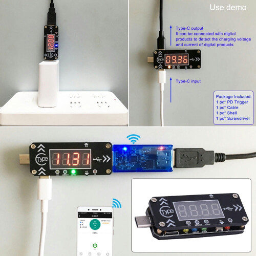 USB Type C PD Trigger Module 4-20V 5A