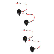 24V 85dB small enclosed electronic buzzer alarm black 12 pcs