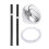 Toilet Dual Flush Button Kit ABS Handle Replacement 1