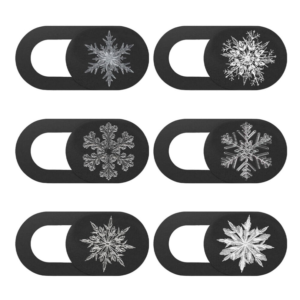 Webcam Privacy Cover Snowflake Design 6Pcs 393040458819