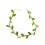 Κολιέ Green Leaf Choker με ρυθμιζόμενη αλυσίδα κλείδας 1