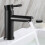Robinet de lavabo moderne monotrou à poignée unique 1