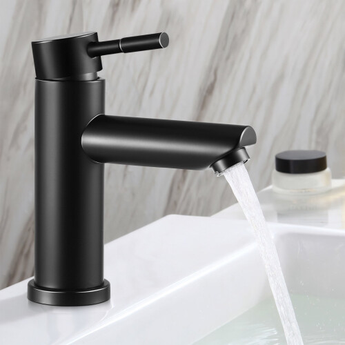 Robinet de lavabo moderne monotrou à poignée unique