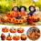 Pumpkin Pillow Fall Thanksgiving Decorative Throw Pillow 1