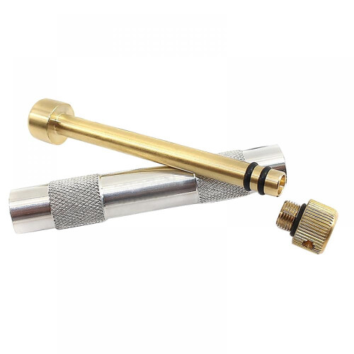 Portable fire starter tube for camping and survival